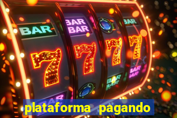 plataforma pagando no cadastro slots